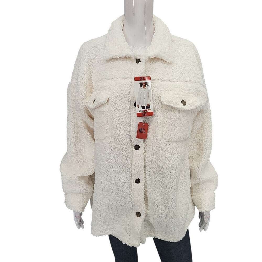 32 Degrees Cream Sherpa Jacket
